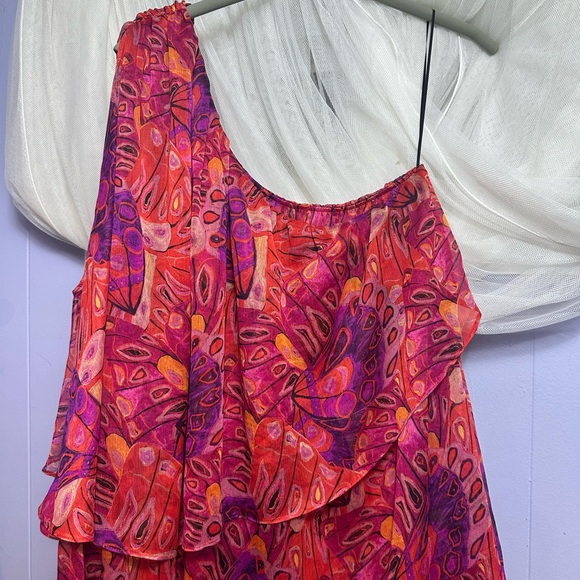 NWT MISA Los Angeles tunic one shoulder dress - Picture 6 of 9